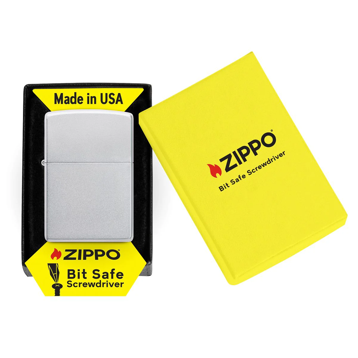Zippo Bit Safe Insert with Satin Chrome Case - 40701 - Image 3