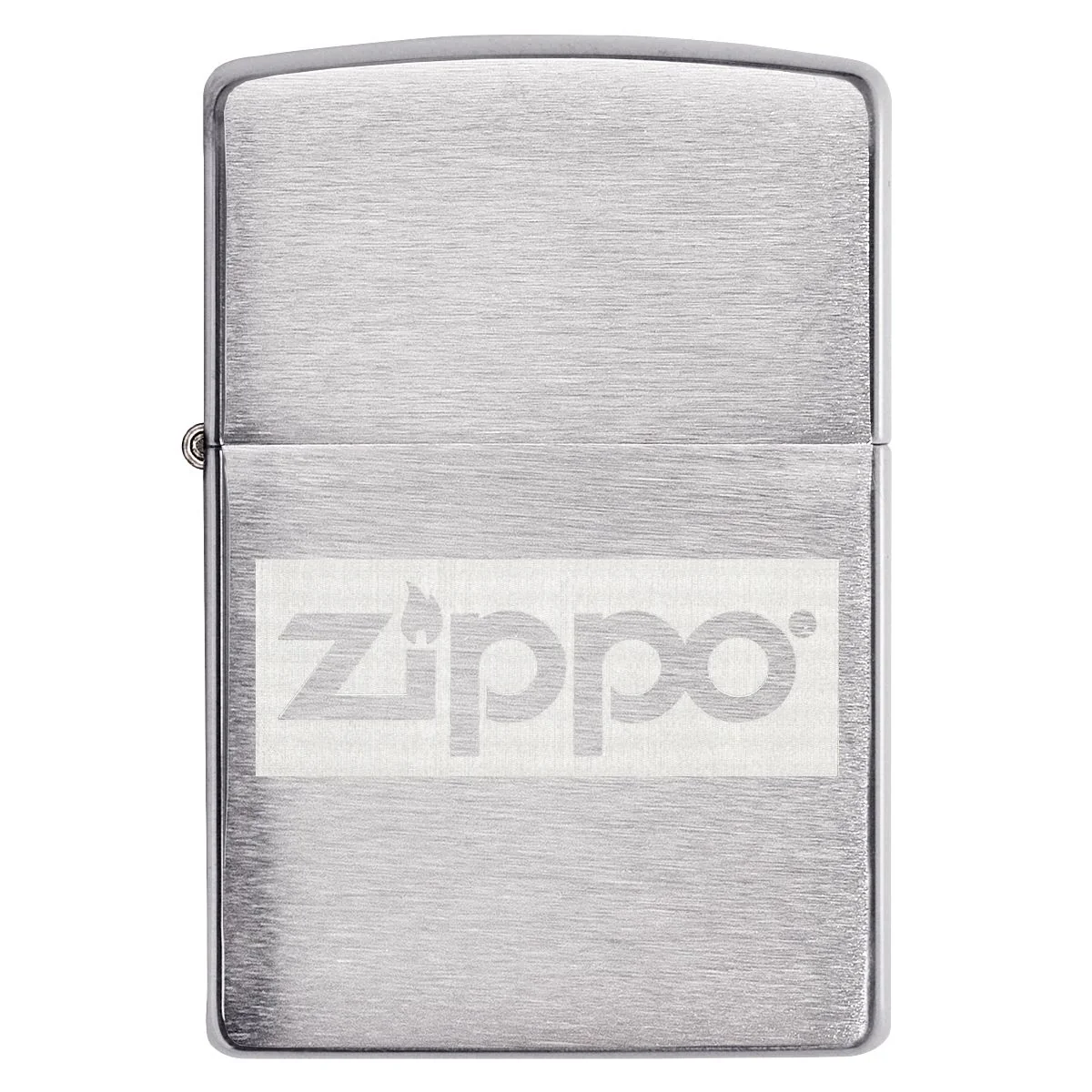 Zippo Brushed Chrome Lighter and Flask Set - 49358 - Image 3