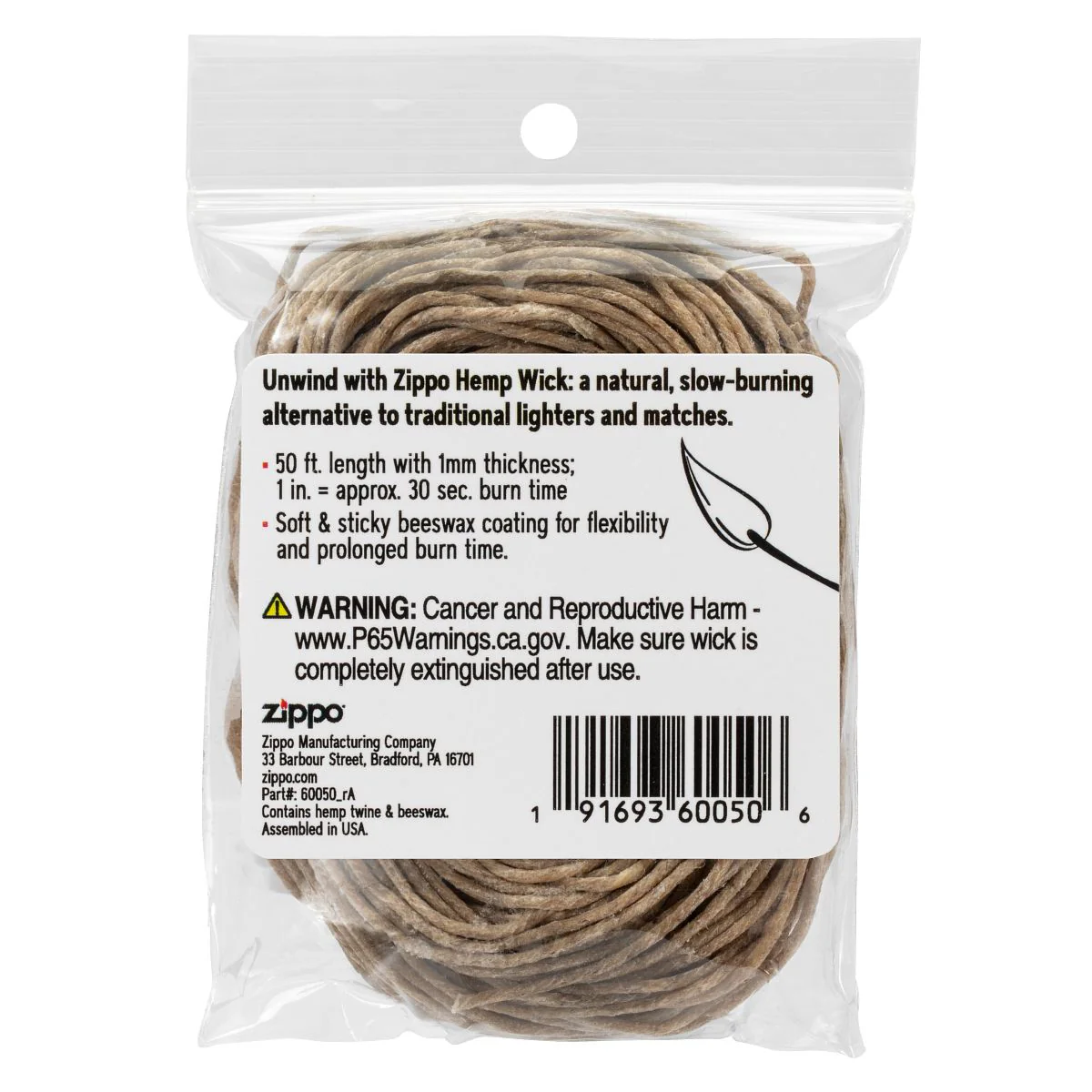 Zippo Hemp Wick - 60050 - Image 2
