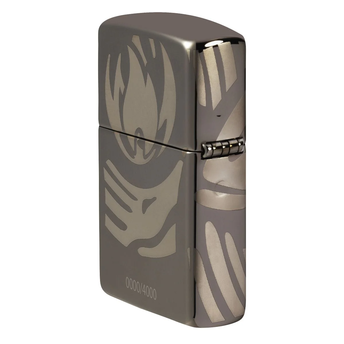 Zippo Lighter: 2025 Collectible of the Year, Armor Deep Carved and Engraved - Black Ice 46761 - Image 4