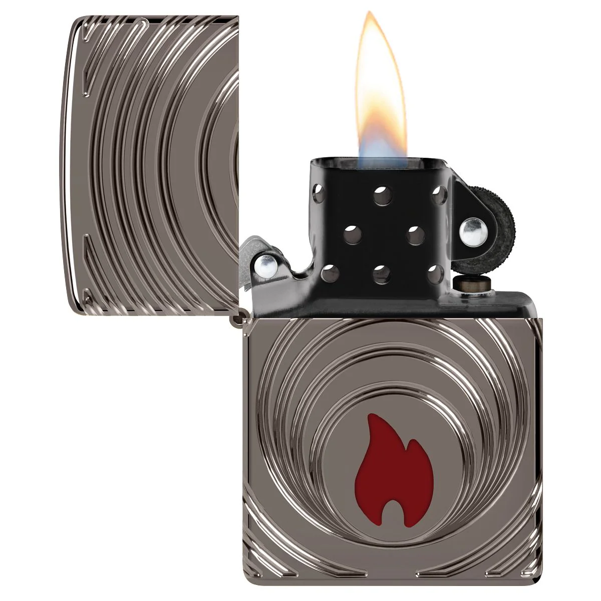 Zippo Lighter: 2026 Collectible of the Year, Multicut - Black Ice 47218 - Image 8