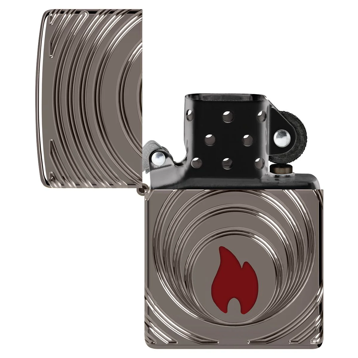 Zippo Lighter: 2026 Collectible of the Year, Multicut - Black Ice 47218 - Image 9