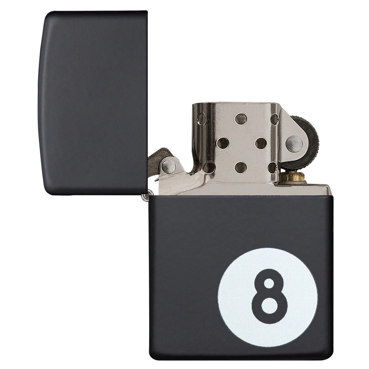 Zippo Lighter: 8-Ball - Black Matte 28432 - Image 5