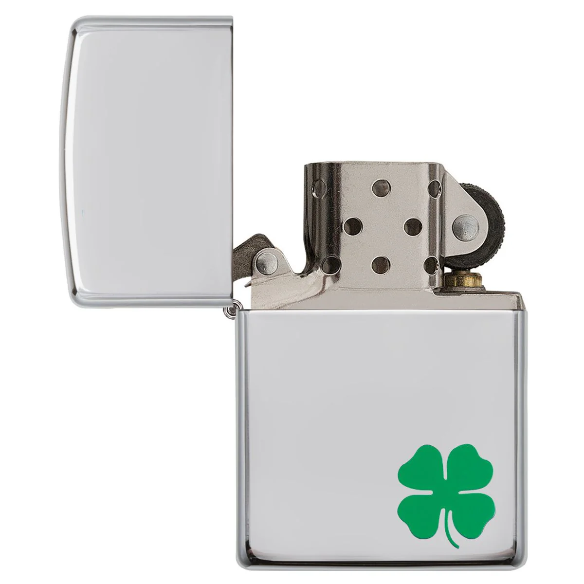Zippo Lighter: A Bit O Luck - HP Chrome 24007 - Image 4
