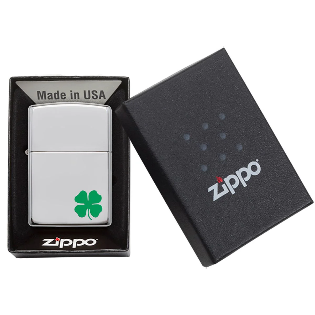 Zippo Lighter: A Bit O Luck - HP Chrome 24007 - Image 6