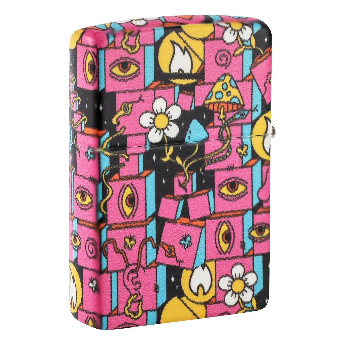 Zippo Lighter: Abstract Art Design, 540 Color - Glow-in-the-Dark Green 48779 - Image 2