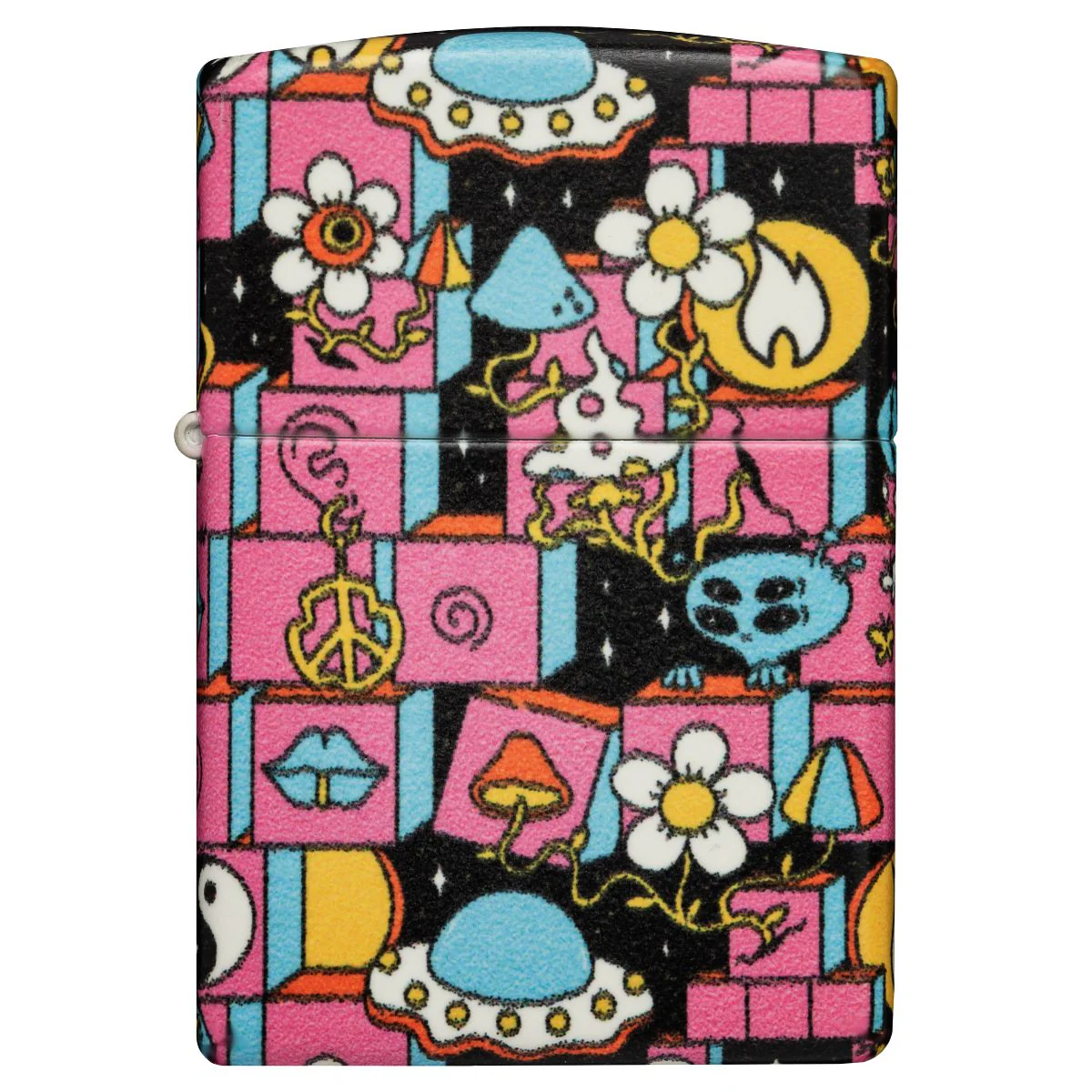 Zippo Lighter: Abstract Art Design, 540 Color - Glow-in-the-Dark Green 48779 - Image 7