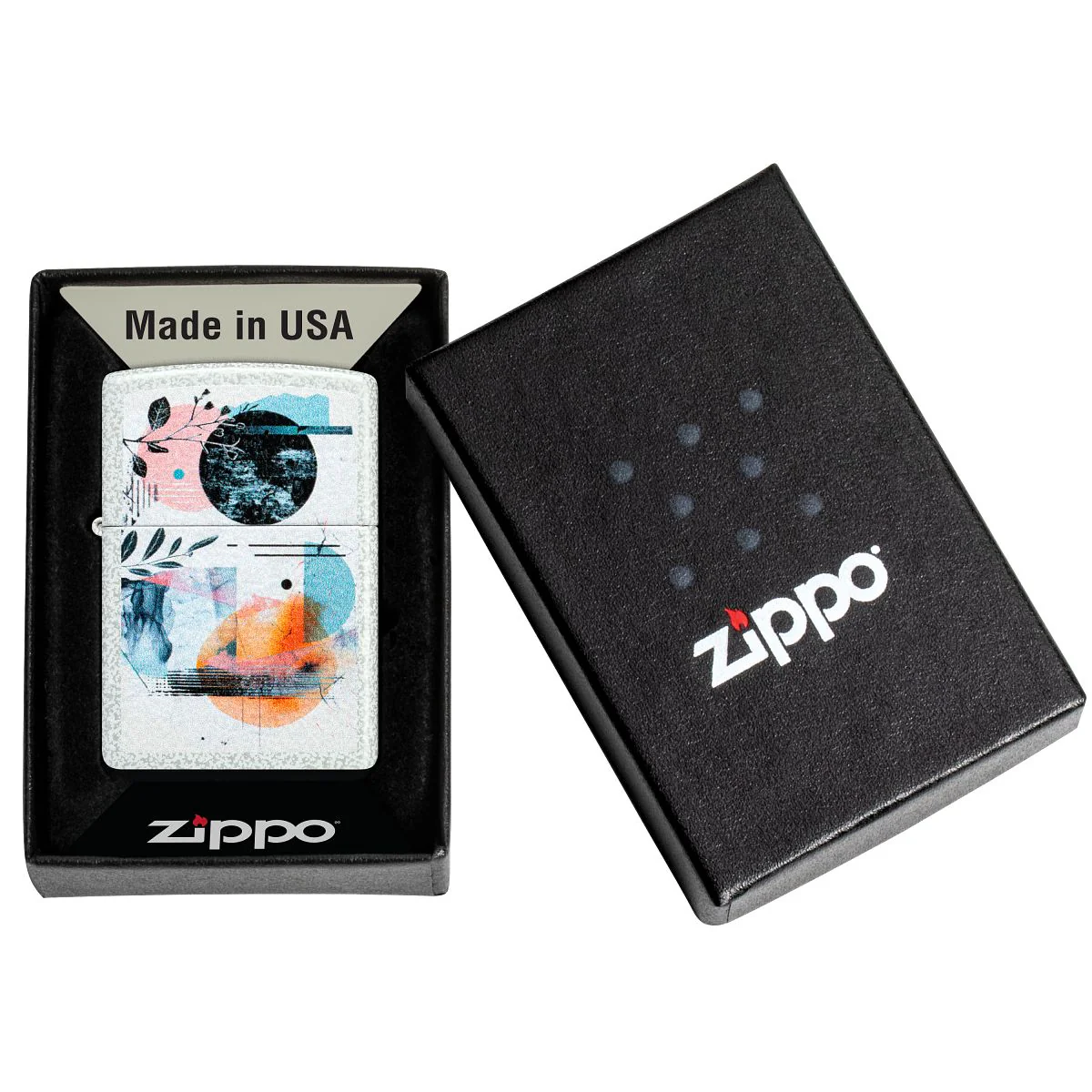 Zippo Lighter: Abstract Design - Glacier 46582 - Image 6
