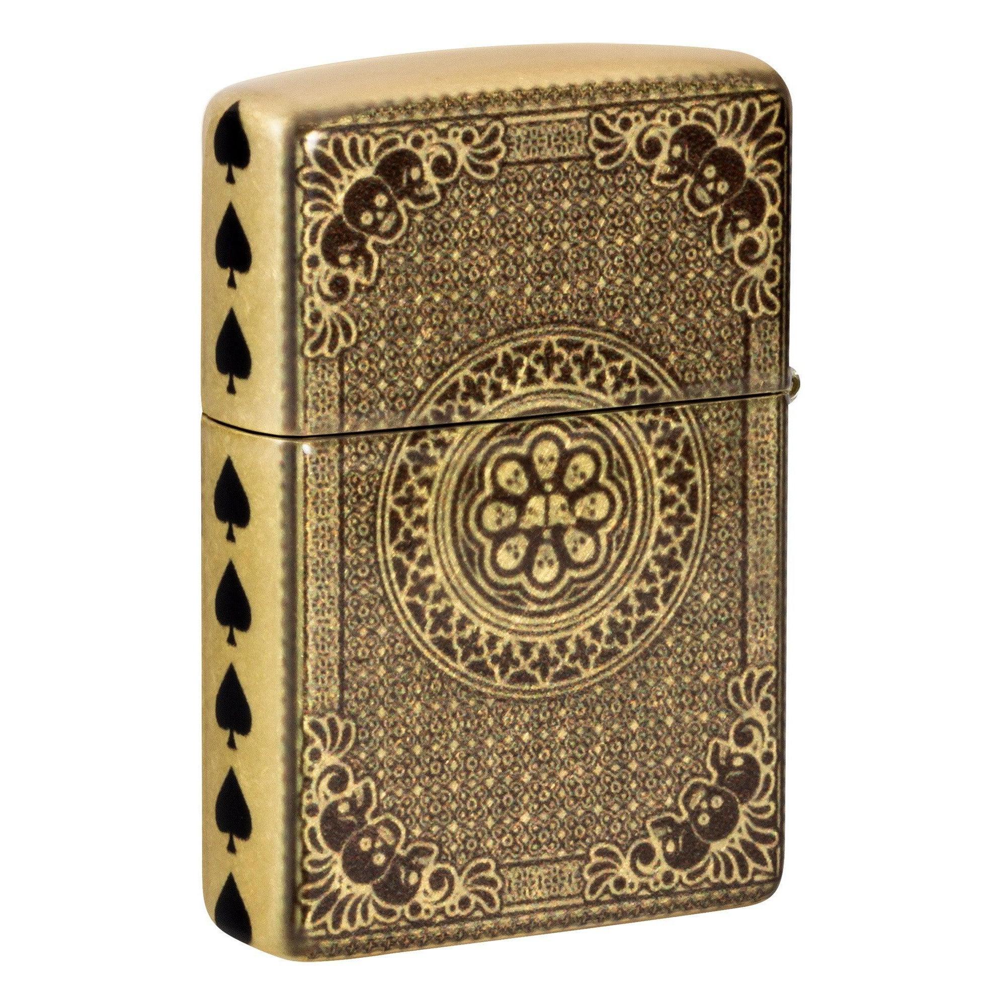 Zippo Lighter: Ace of Skulls Design - 540 Fusion 46388 - Image 2