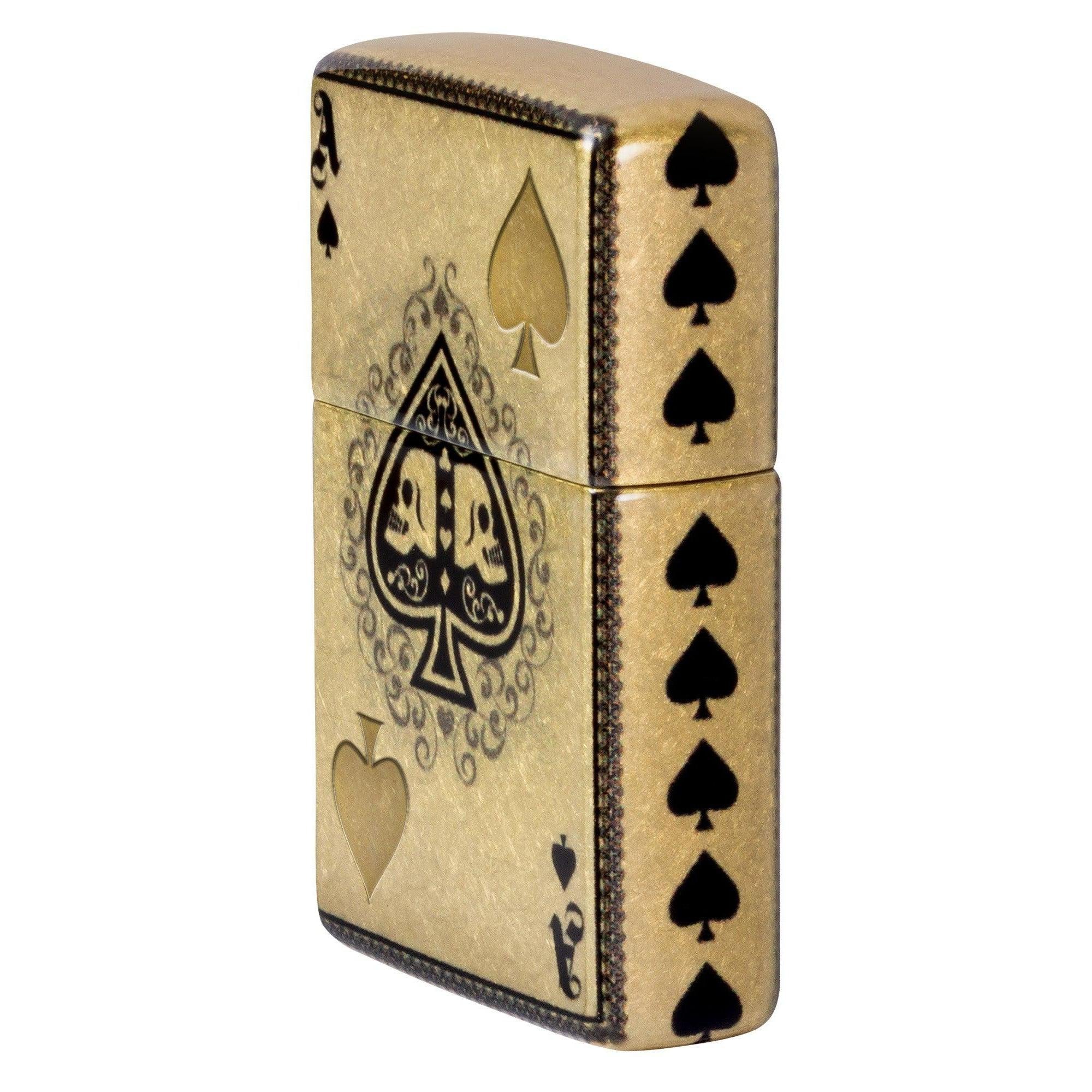 Zippo Lighter: Ace of Skulls Design - 540 Fusion 46388 - Image 3