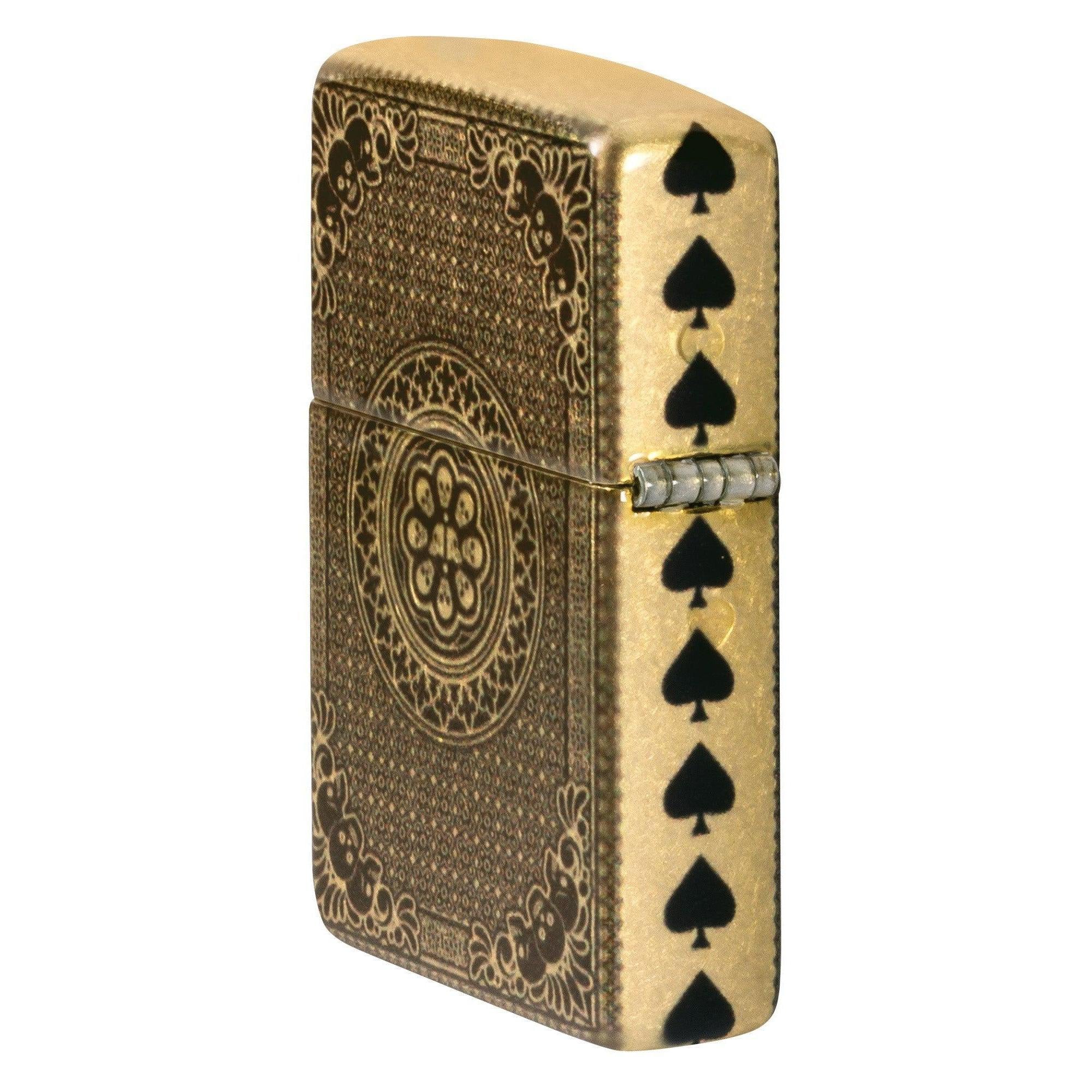 Zippo Lighter: Ace of Skulls Design - 540 Fusion 46388 - Image 4