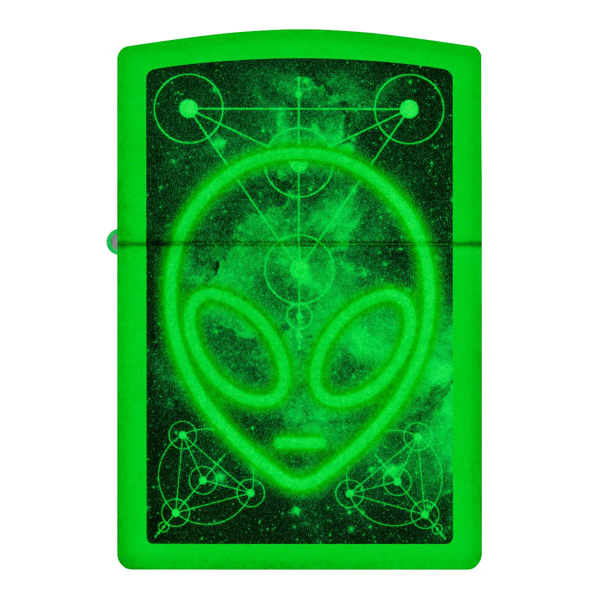 Zippo Lighter: Alien Head - Glow-in-the-Dark 46288 - Image 2