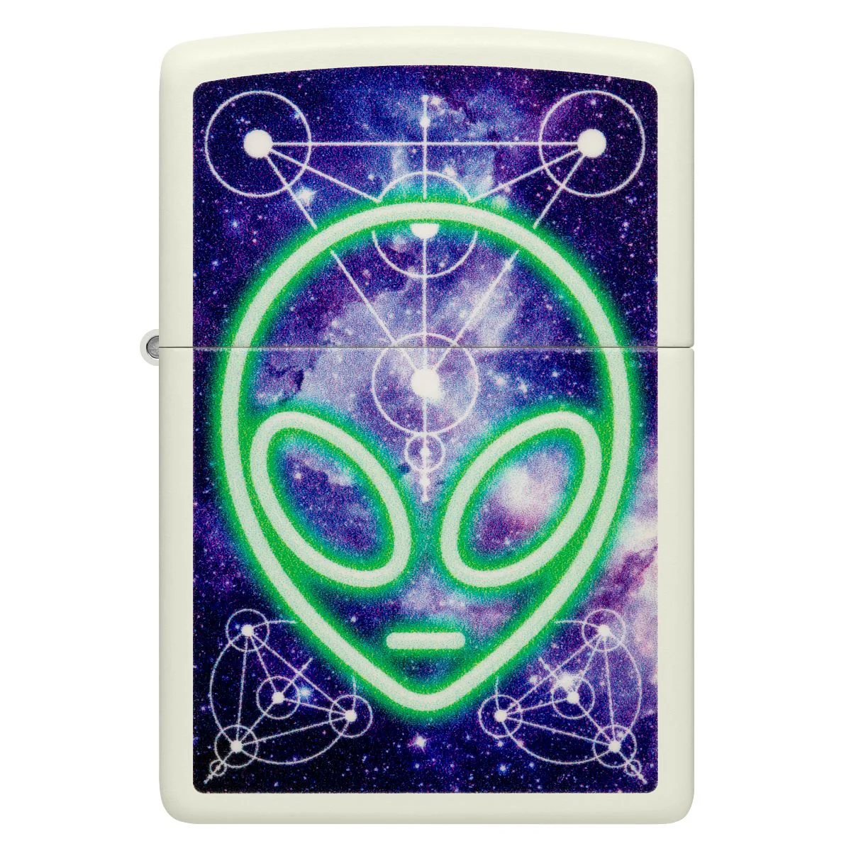 Zippo Lighter: Alien Head - Glow-in-the-Dark 46288 - Image 3