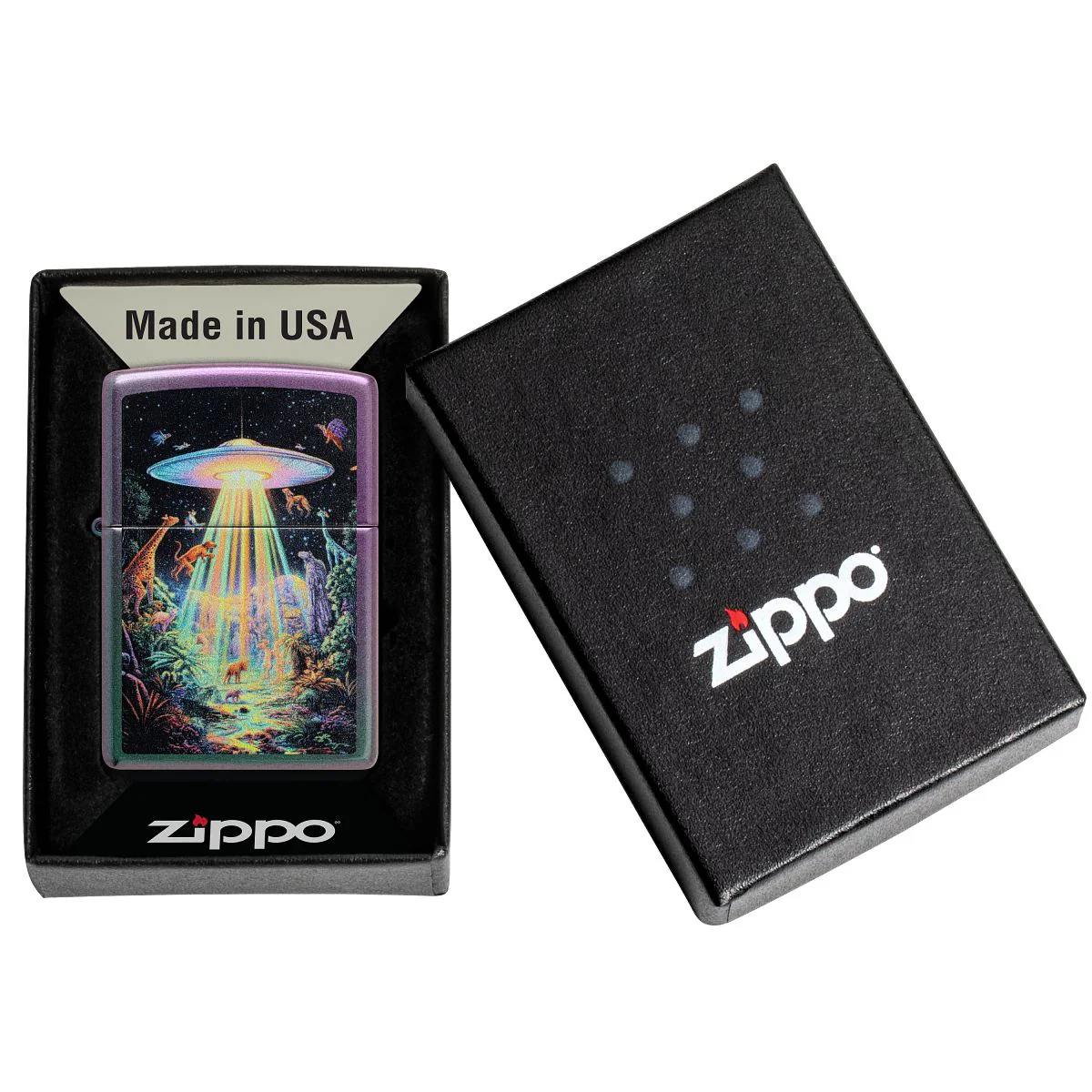 Zippo Lighter: Animal Alien Abduction - Iridescent 46941 - Image 6