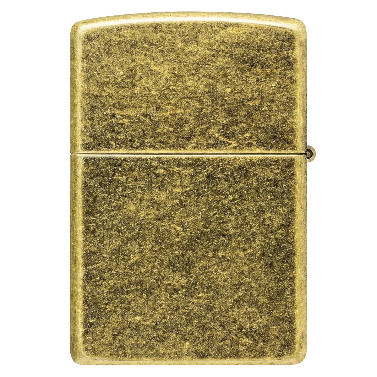 Zippo Lighter: Antique Brass - Antique Brass 201FB - Image 3