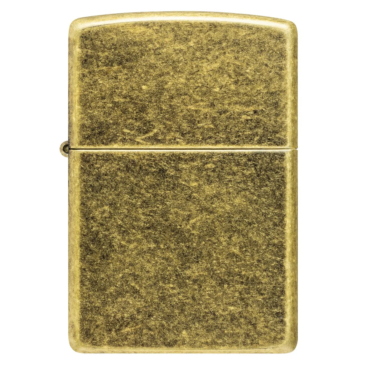 Zippo Lighter: Antique Brass - Antique Brass 201FB - Image 4