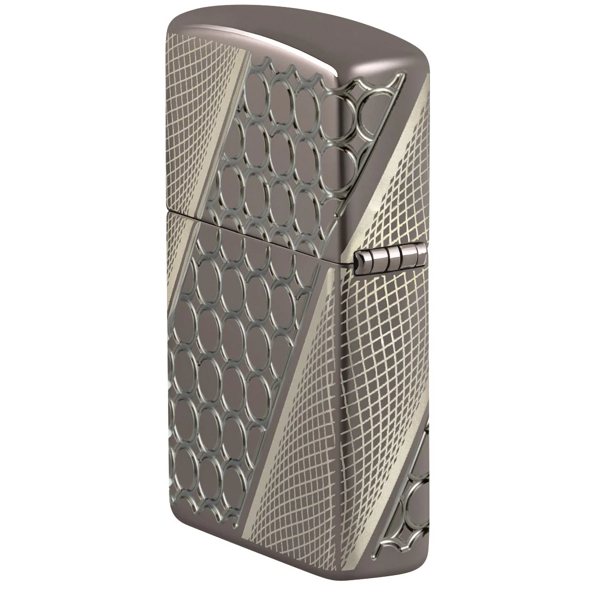 Zippo Lighter: Armor Multicut, Deep Dots - Black Ice 46812 - Image 4
