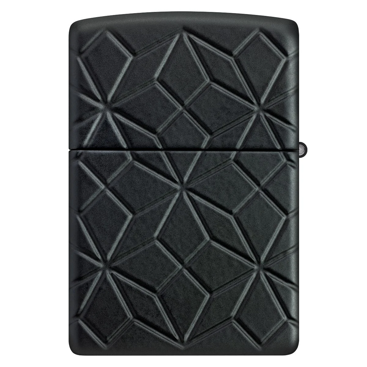 Zippo Lighter: Armor MultiCut Design with Crystal - Black Matte 46756 - Image 5