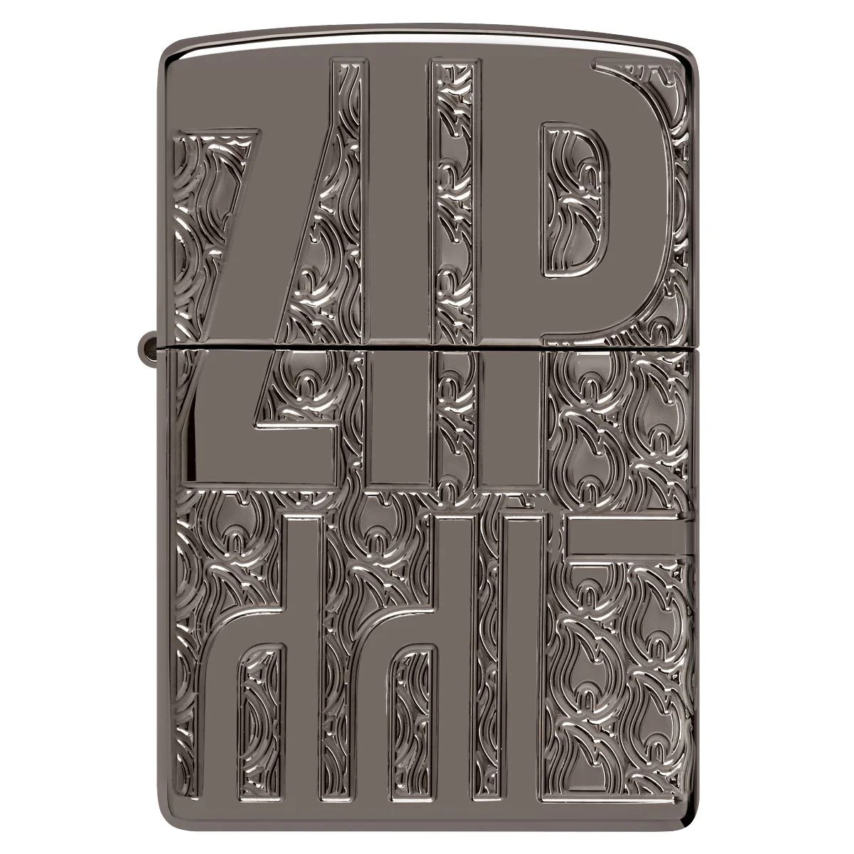 Zippo Lighter: Armor MultiCut, Reverse Carve Zippo - Black Ice 46312 - Image 5
