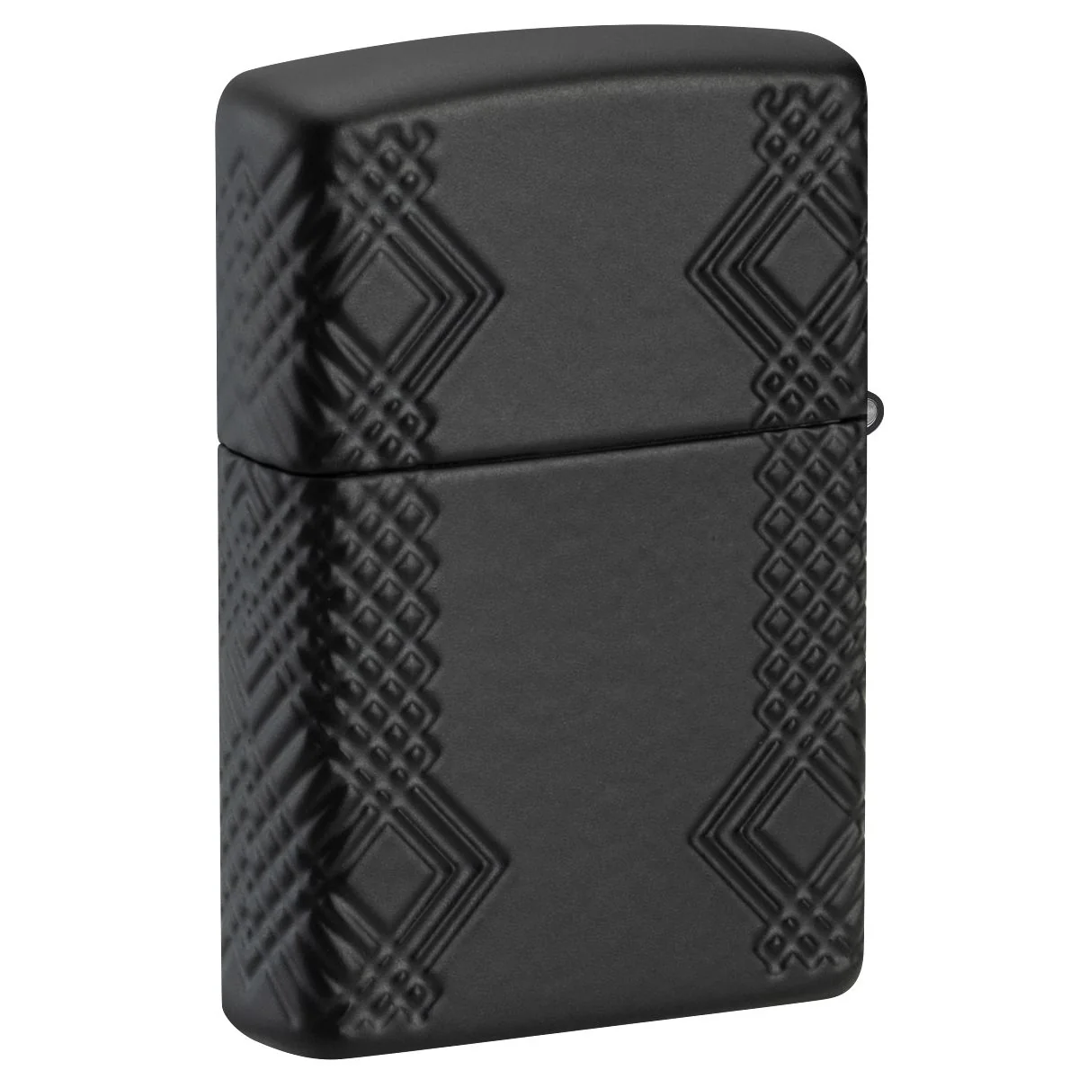 Zippo Lighter: Armor Multicut, Rivet Flame - Black Matte 46775 - Image 2