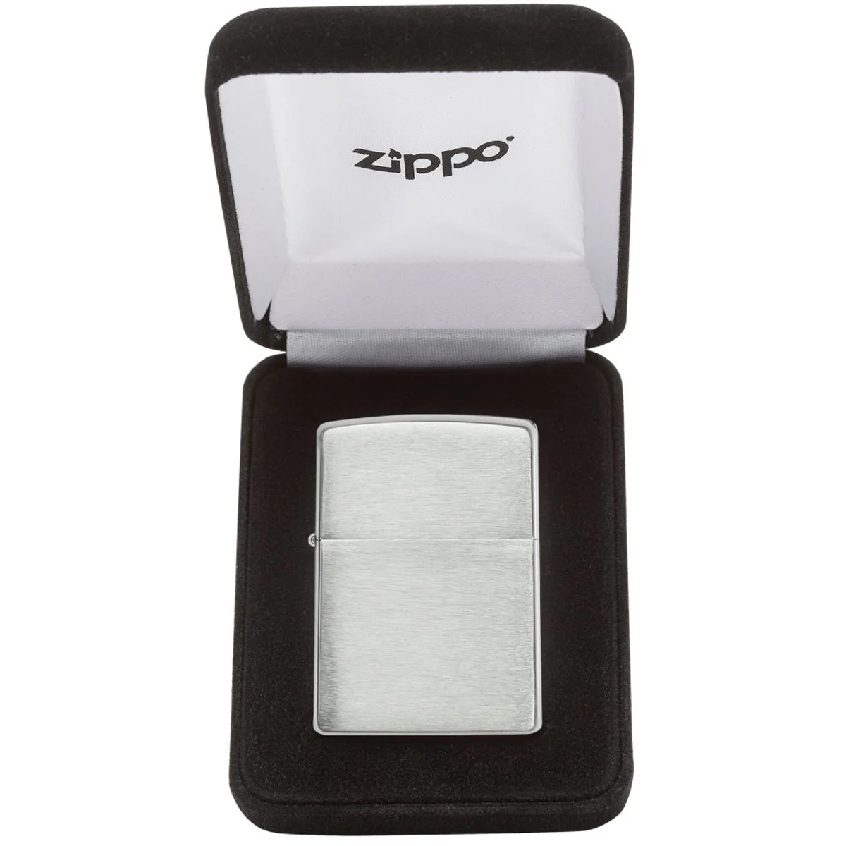 Zippo Lighter: Armor, Solid Sterling Silver - Brushed 27 - Image 6
