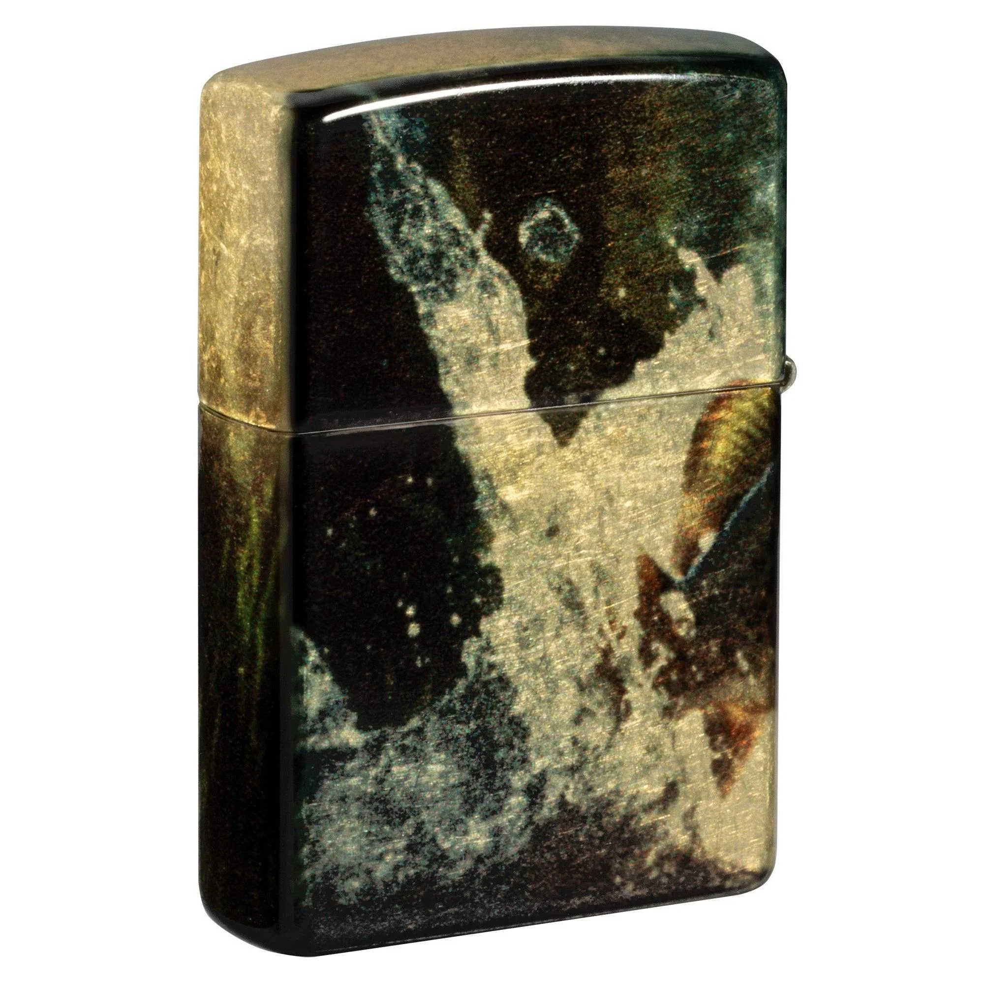Zippo Lighter: Bass Fish Out of Water - 540 Fusion 81570 - Image 2