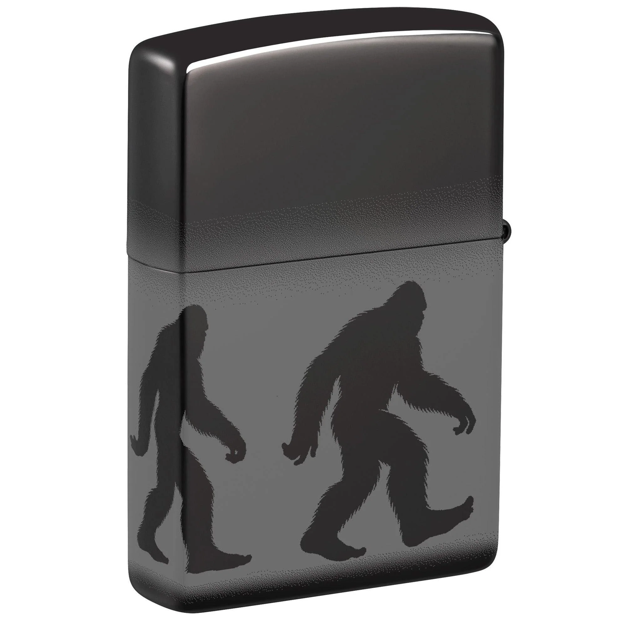 Zippo Lighter: Bigfoot, Photo 360 - High Polish Black 81679 - Image 2