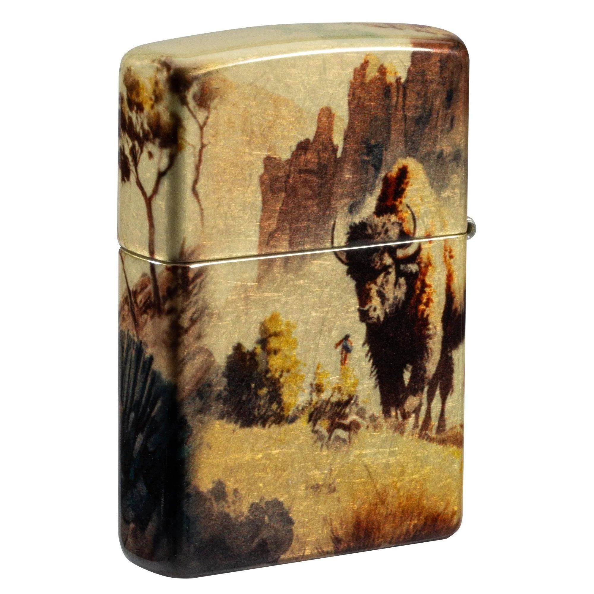 Zippo Lighter: Bison Roaming - 540 Fusion 81699 - Image 2