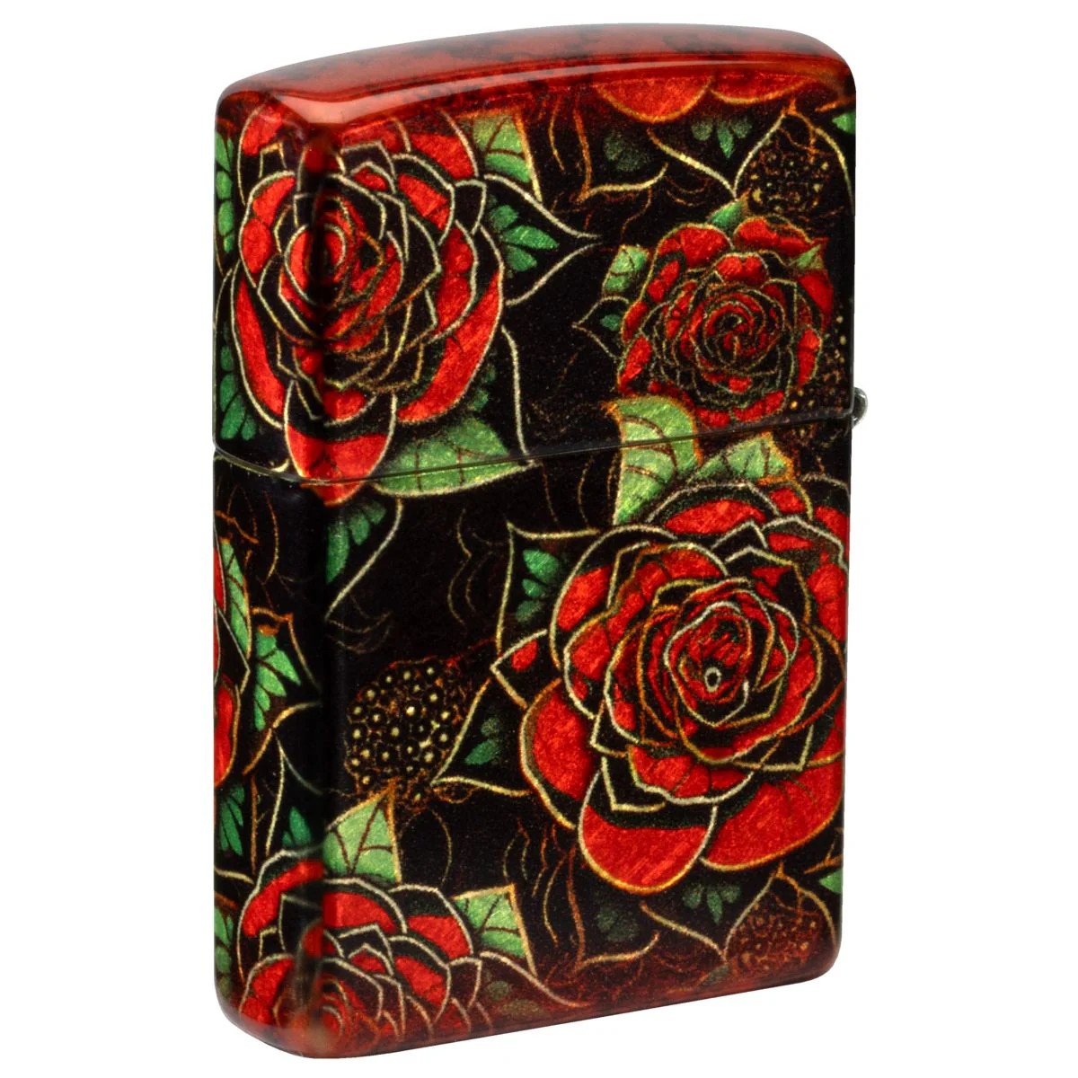 Zippo Lighter: Blooming Roses - 540 Fusion 46849 - Image 2