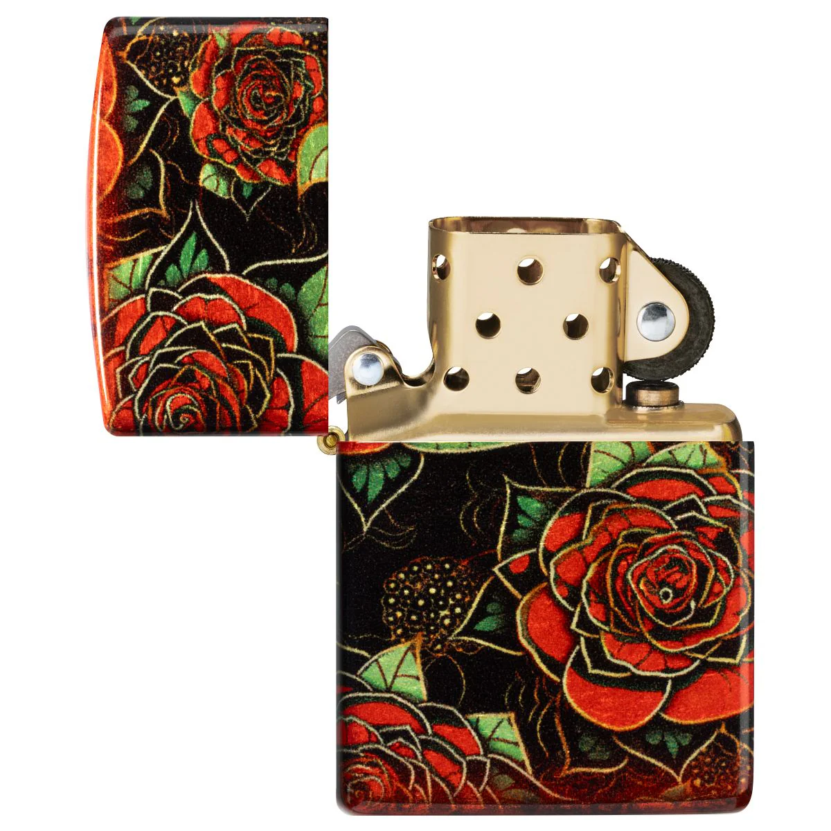 Zippo Lighter: Blooming Roses - 540 Fusion 46849 - Image 8
