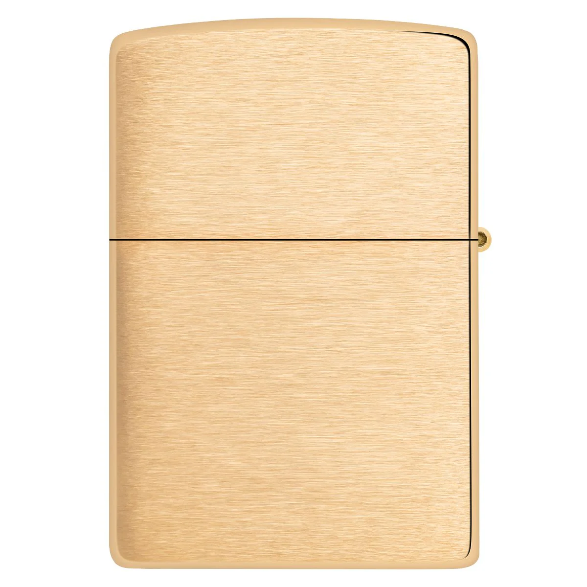 Zippo Lighter: Brushed Brass 204B - Image 2