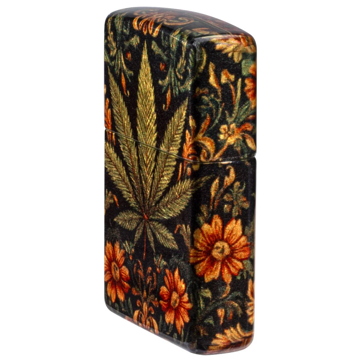 Zippo Lighter: Cannabis Tapestry Design - 540 Fusion 47139 - Image 3