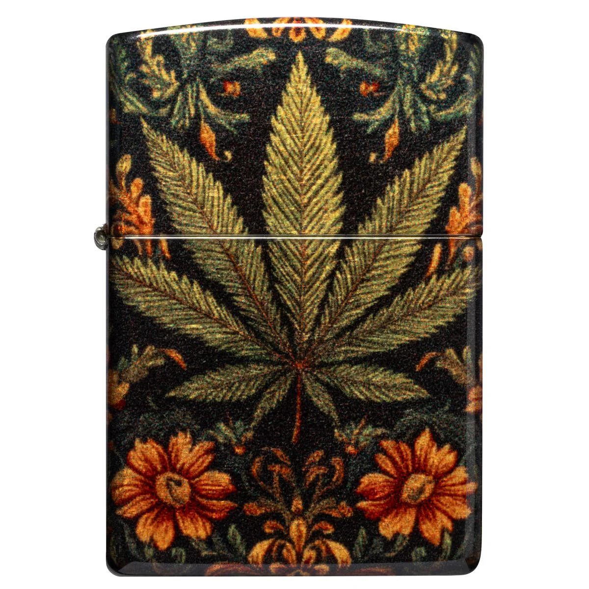 Zippo Lighter: Cannabis Tapestry Design - 540 Fusion 47139 - Image 6