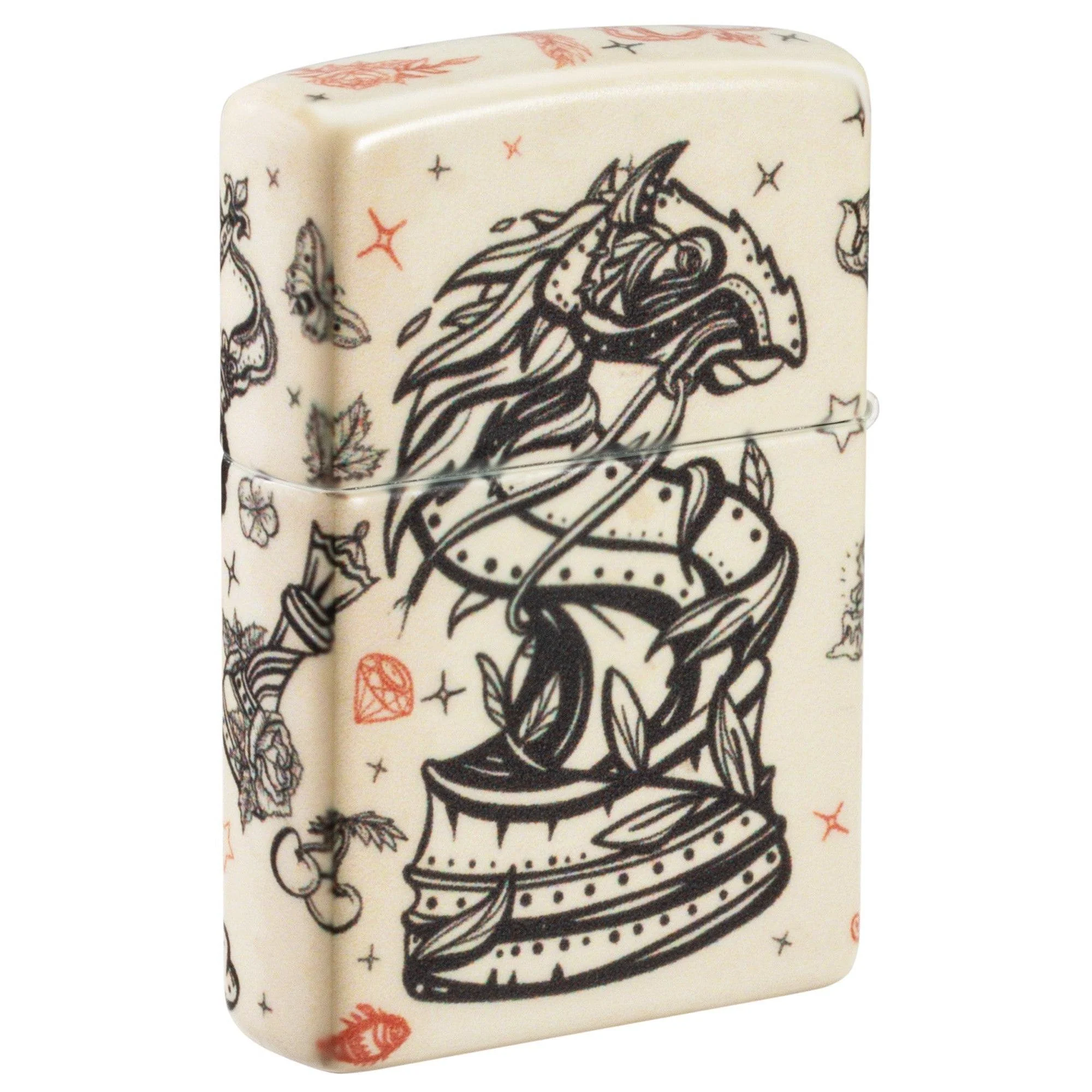 Zippo Lighter: Chess Pieces, King and Queen - 540 Color 46029 - Image 2