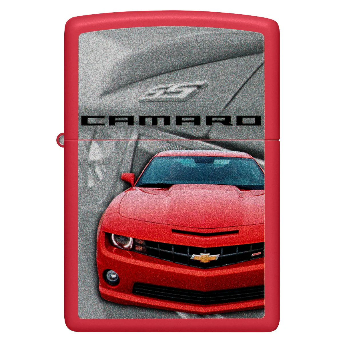 Zippo Lighter: Chevrolet Camaro SS - Red Matte 46304 - Image 2