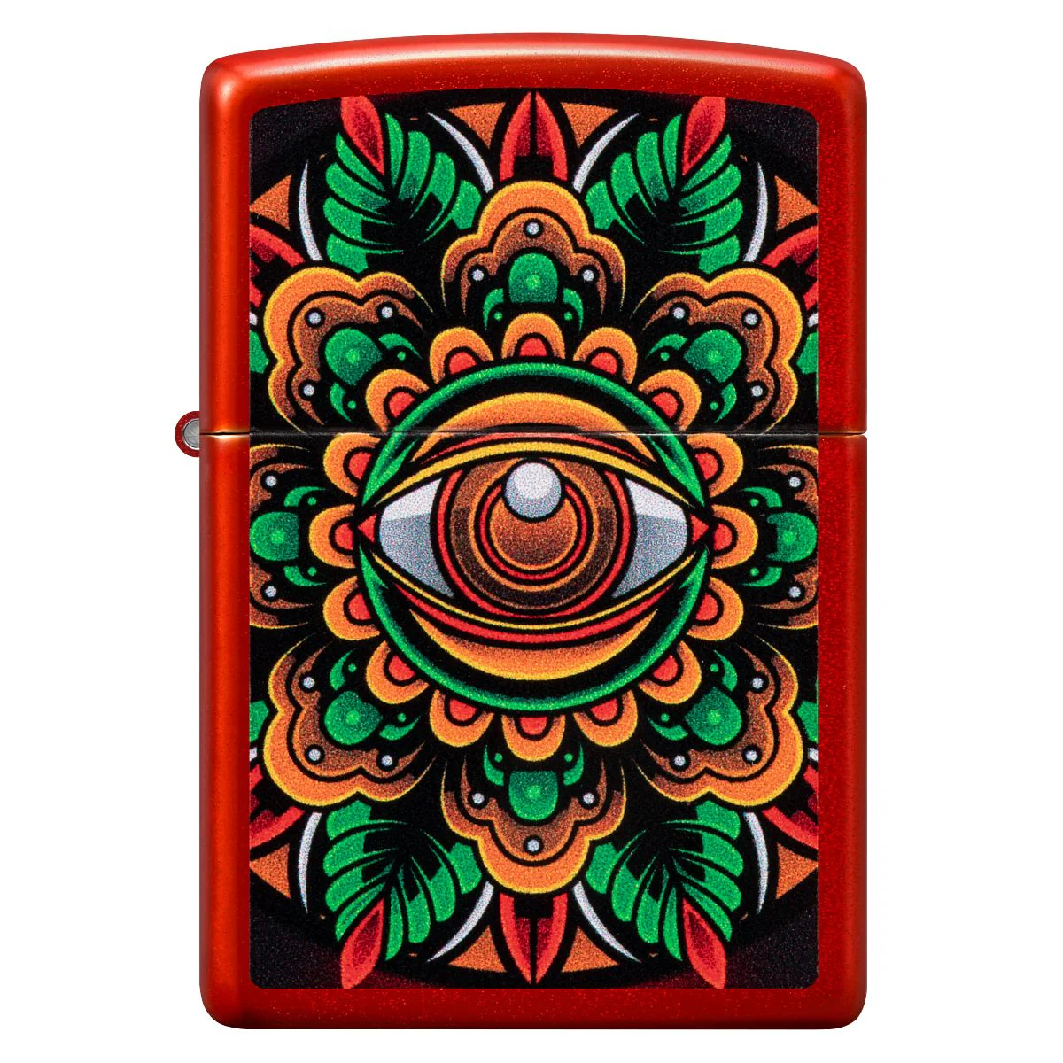 Zippo Lighter: Counter Culture Design - Metallic Red 48678 - Image 2
