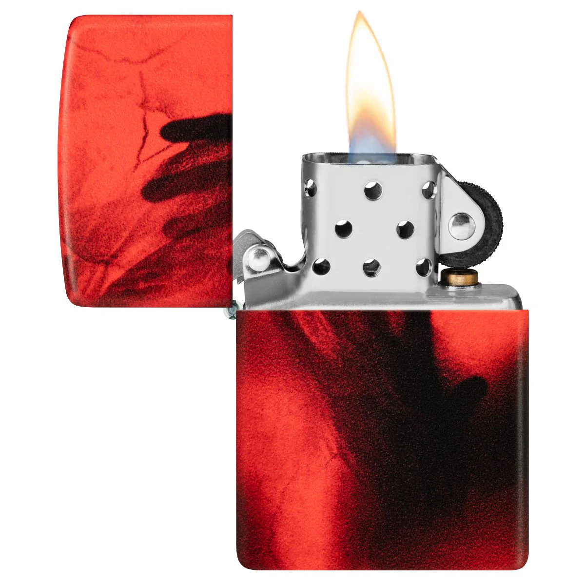 Zippo Lighter: Creepy Skull and Hand - 540 Color 46384 - Image 6