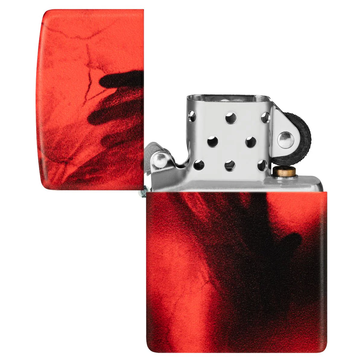 Zippo Lighter: Creepy Skull and Hand - 540 Color 46384 - Image 7