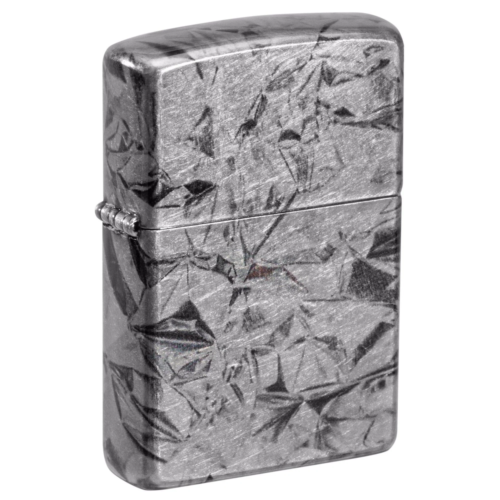 Zippo Lighter: Crumpled Foil Design - 540 Fusion 48814