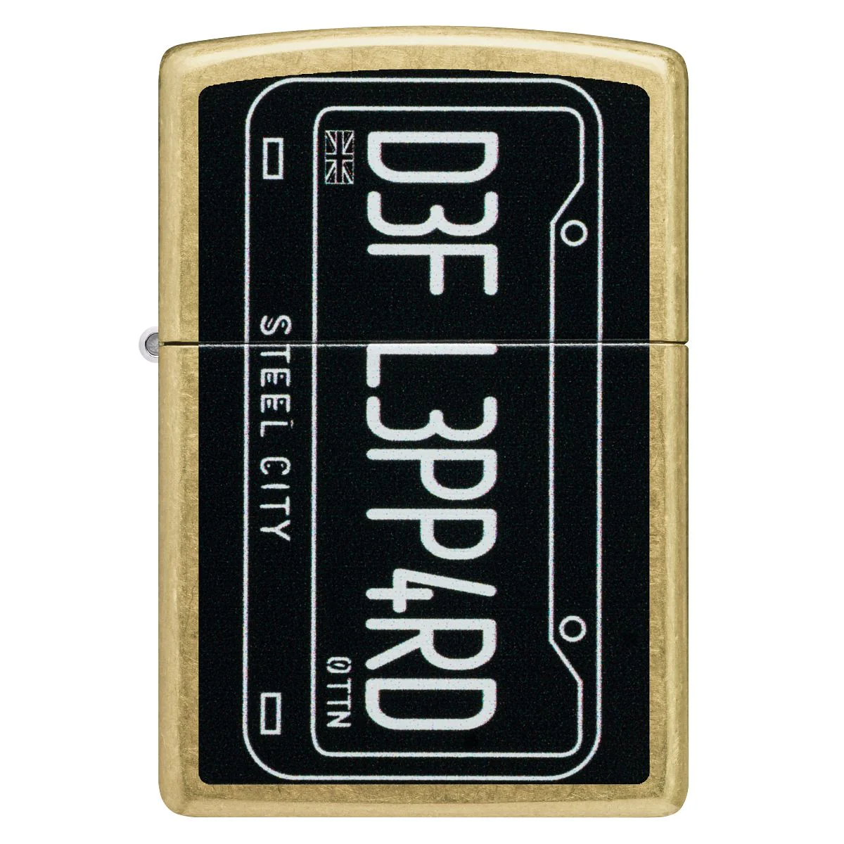 Zippo Lighter: Def Leppard, Steel City - Street Brass 47223 - Image 2