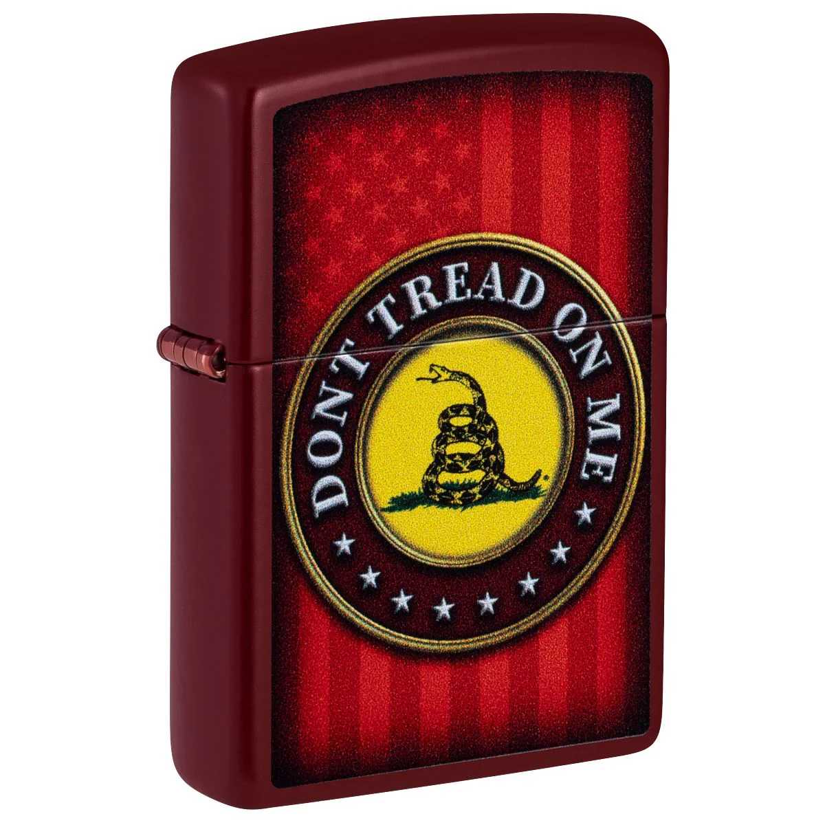 Zippo Lighter: Don't Tread on Me  - Merlot 46419