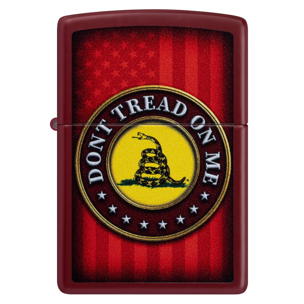 Zippo Lighter: Don't Tread on Me  - Merlot 46419 - Image 2