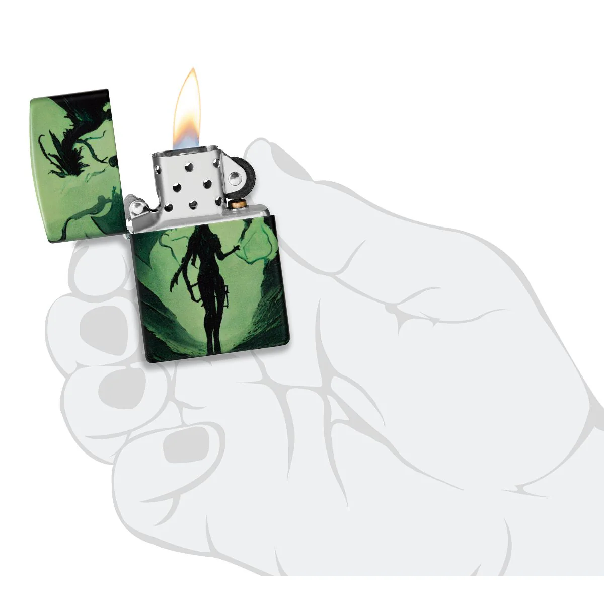 Zippo Lighter: Dragon, Glow-in-the-Dark - 540 Color 46130 - Image 10