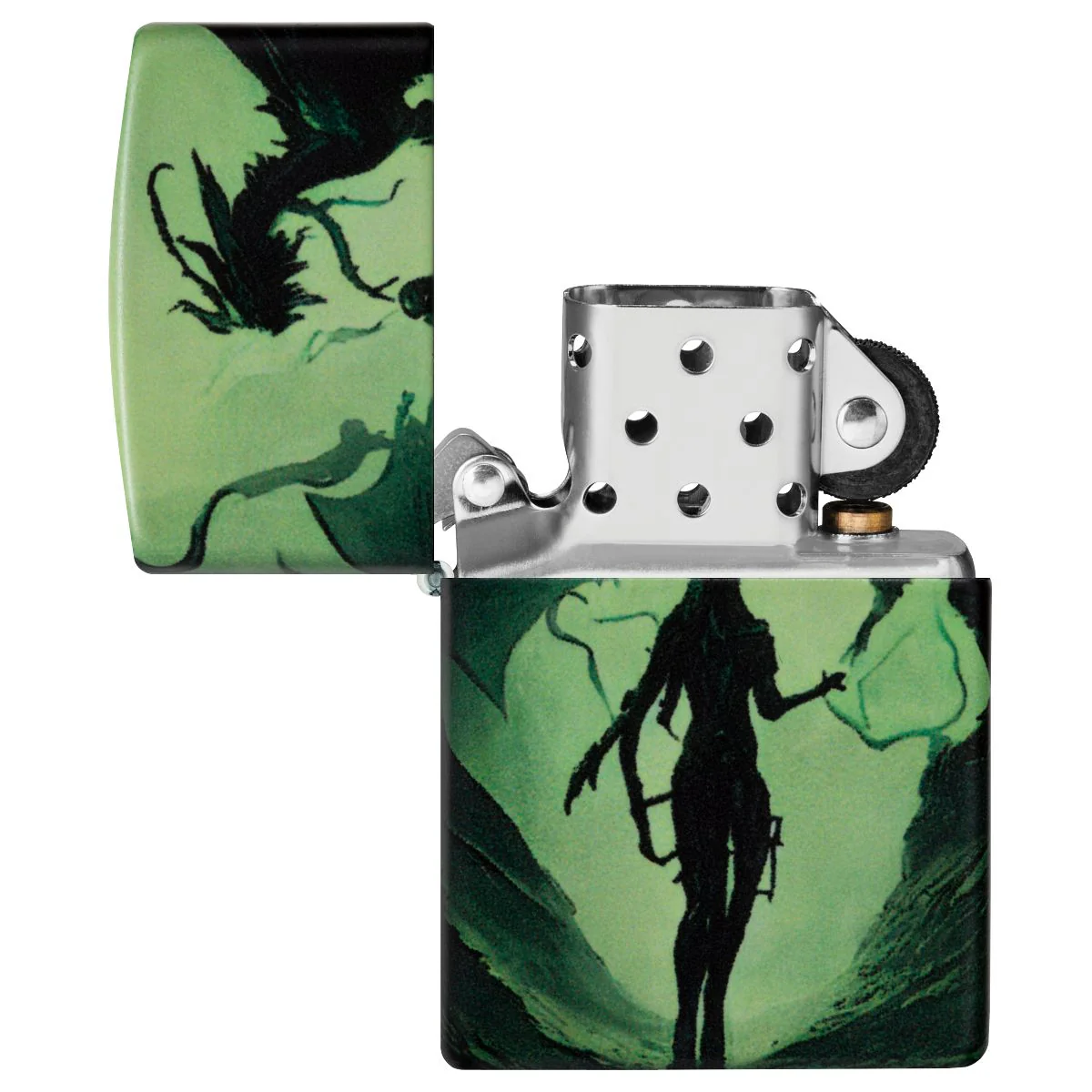 Zippo Lighter: Dragon, Glow-in-the-Dark - 540 Color 46130 - Image 9