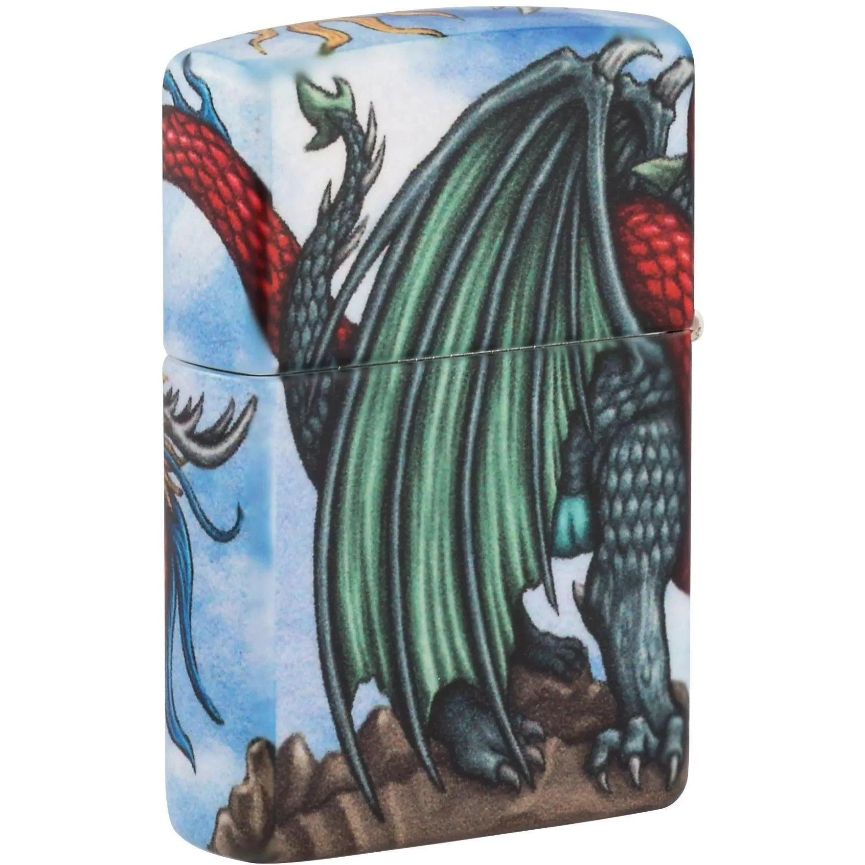 Zippo Lighter: Dragons Fighting - 540 Color 81624 - Image 2