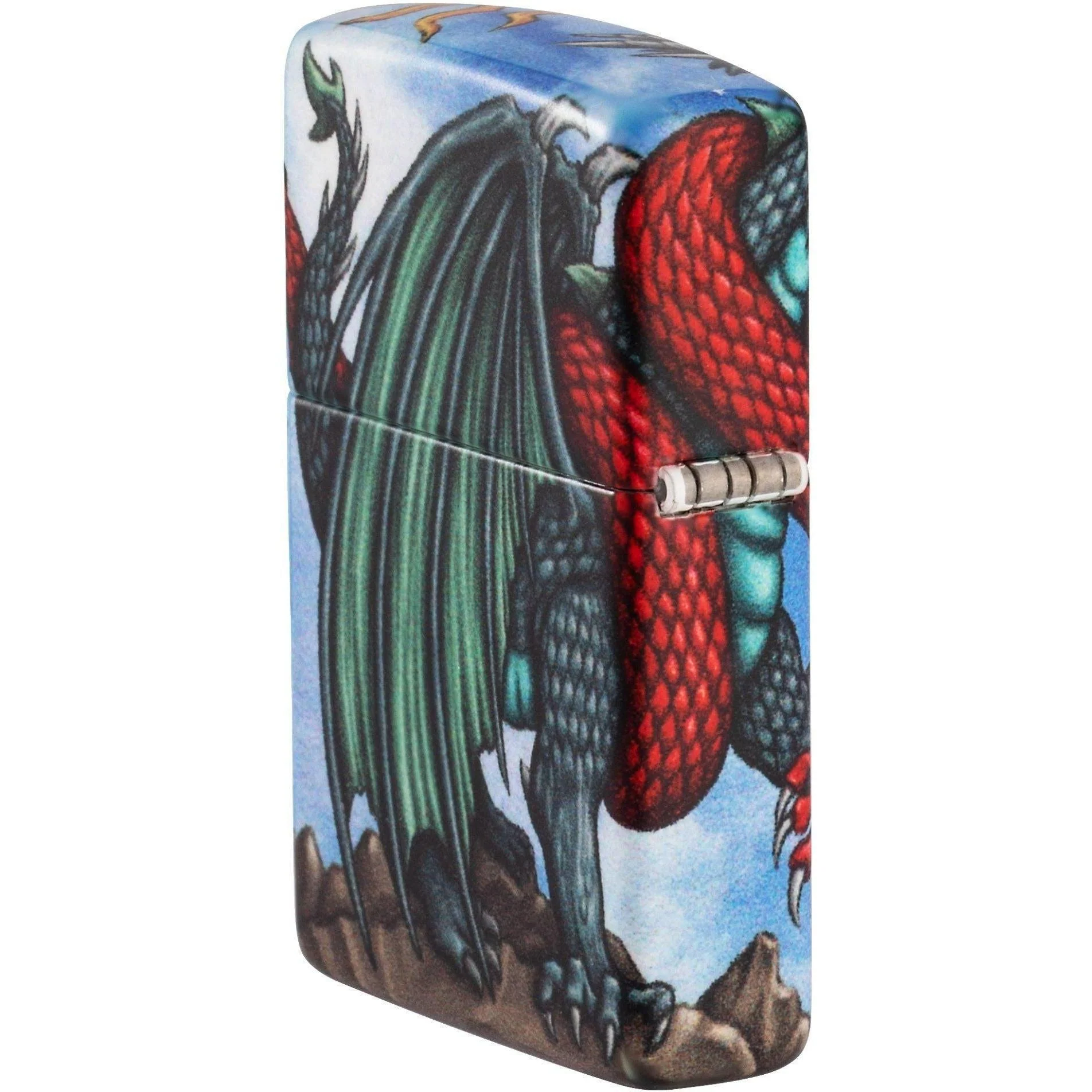 Zippo Lighter: Dragons Fighting - 540 Color 81624 - Image 4