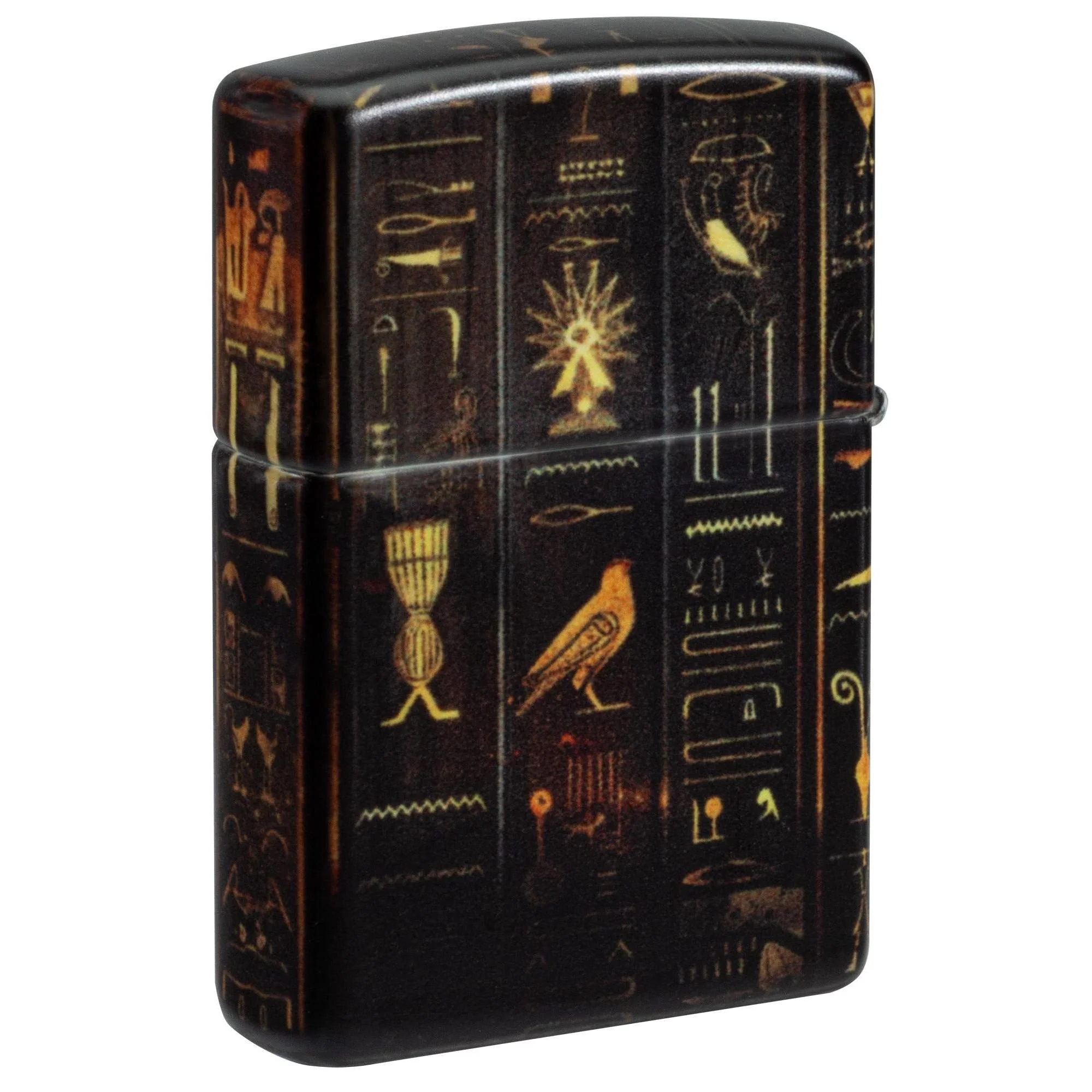 Zippo Lighter: Egyptian Hieroglyphics, Glow-in-the-Dark - 540 Color 81668 - Image 2