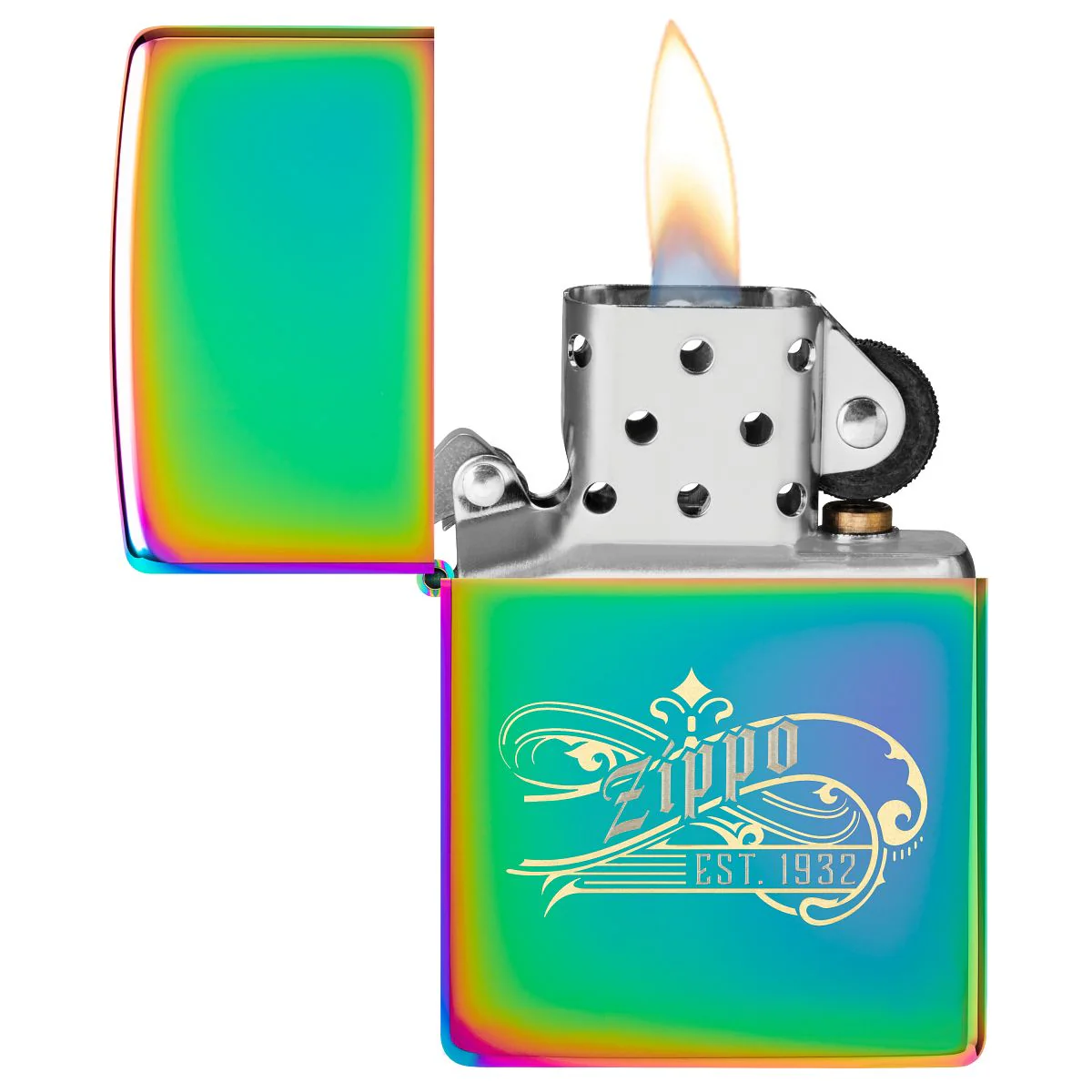 Zippo Lighter: Established 1932, Engraved - Multi-Color 46837 - Image 3