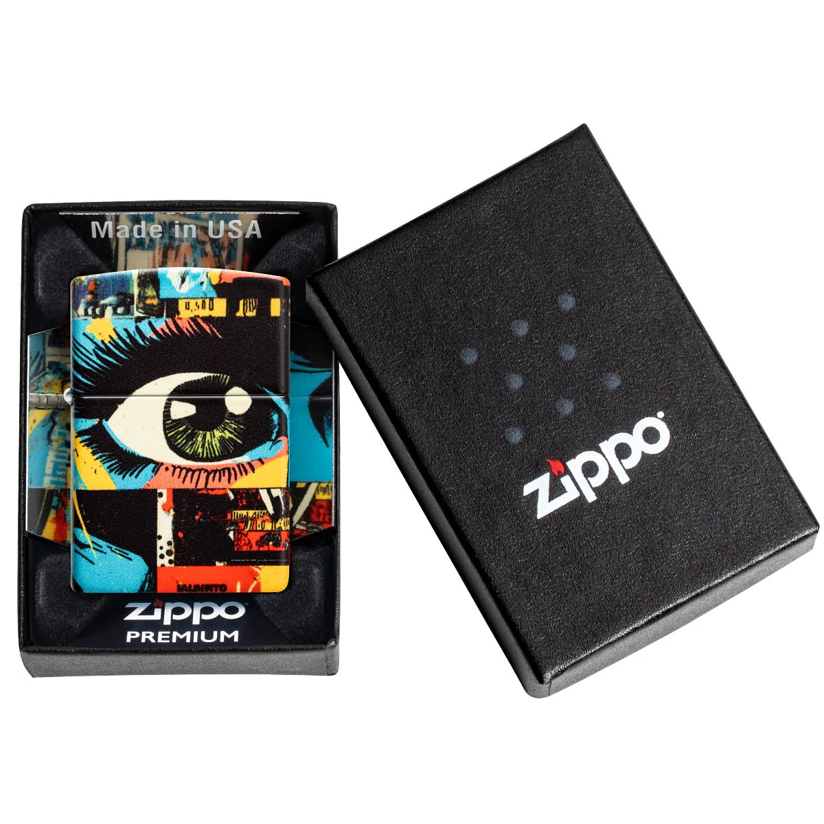 Zippo Lighter: Eye See You Design - 540 Color 46952 - Image 10
