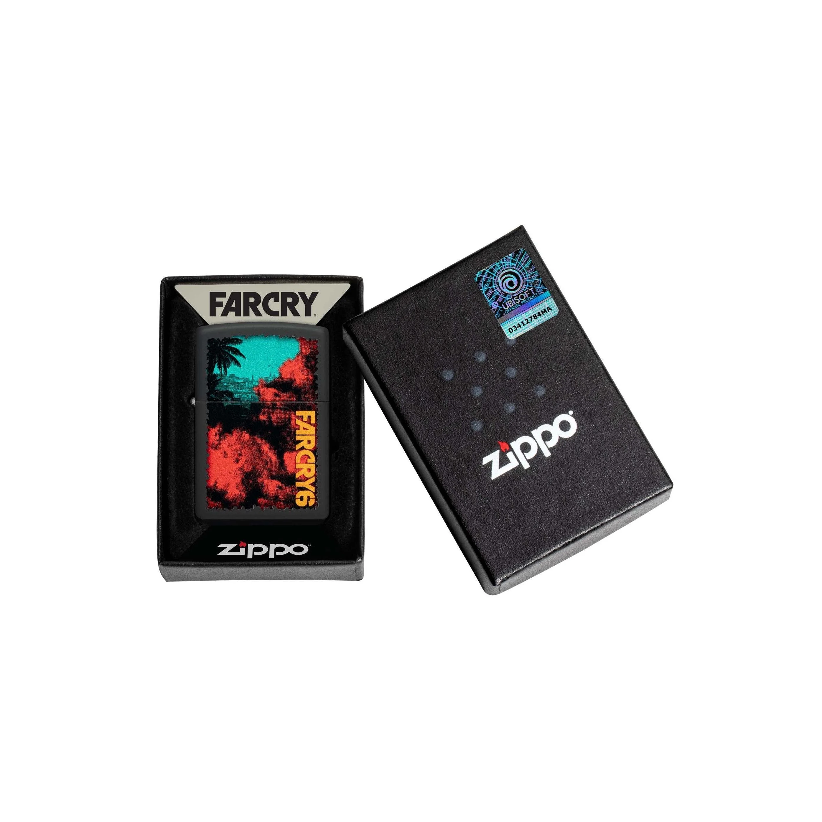 Zippo Lighter: Far Cry 6 Design - Black Matte 48643 - Image 2
